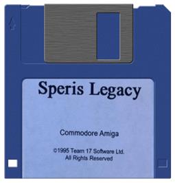 Artwork on the Disc for Speris Legacy on the Commodore Amiga.