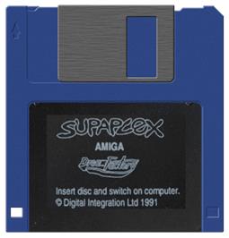 Artwork on the Disc for Supaplex on the Commodore Amiga.
