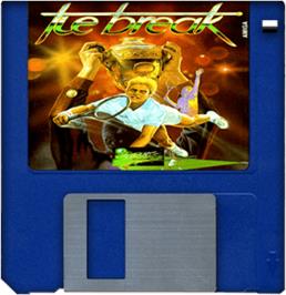 Artwork on the Disc for Tie Break on the Commodore Amiga.