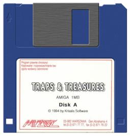 Artwork on the Disc for Traps 'n' Treasures on the Commodore Amiga.