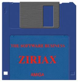 Artwork on the Disc for Ziriax on the Commodore Amiga.