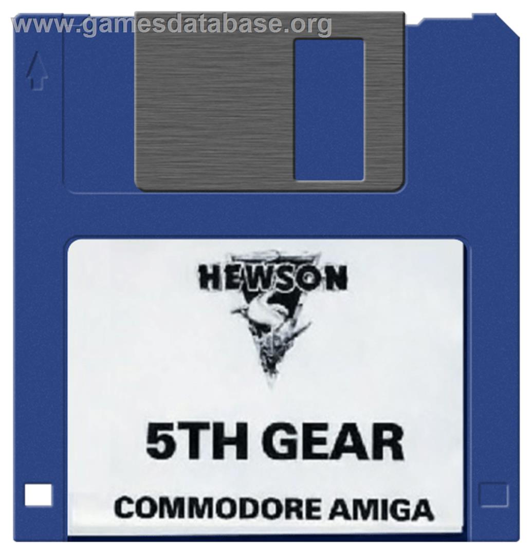 5th Gear - Commodore Amiga - Artwork - Disc