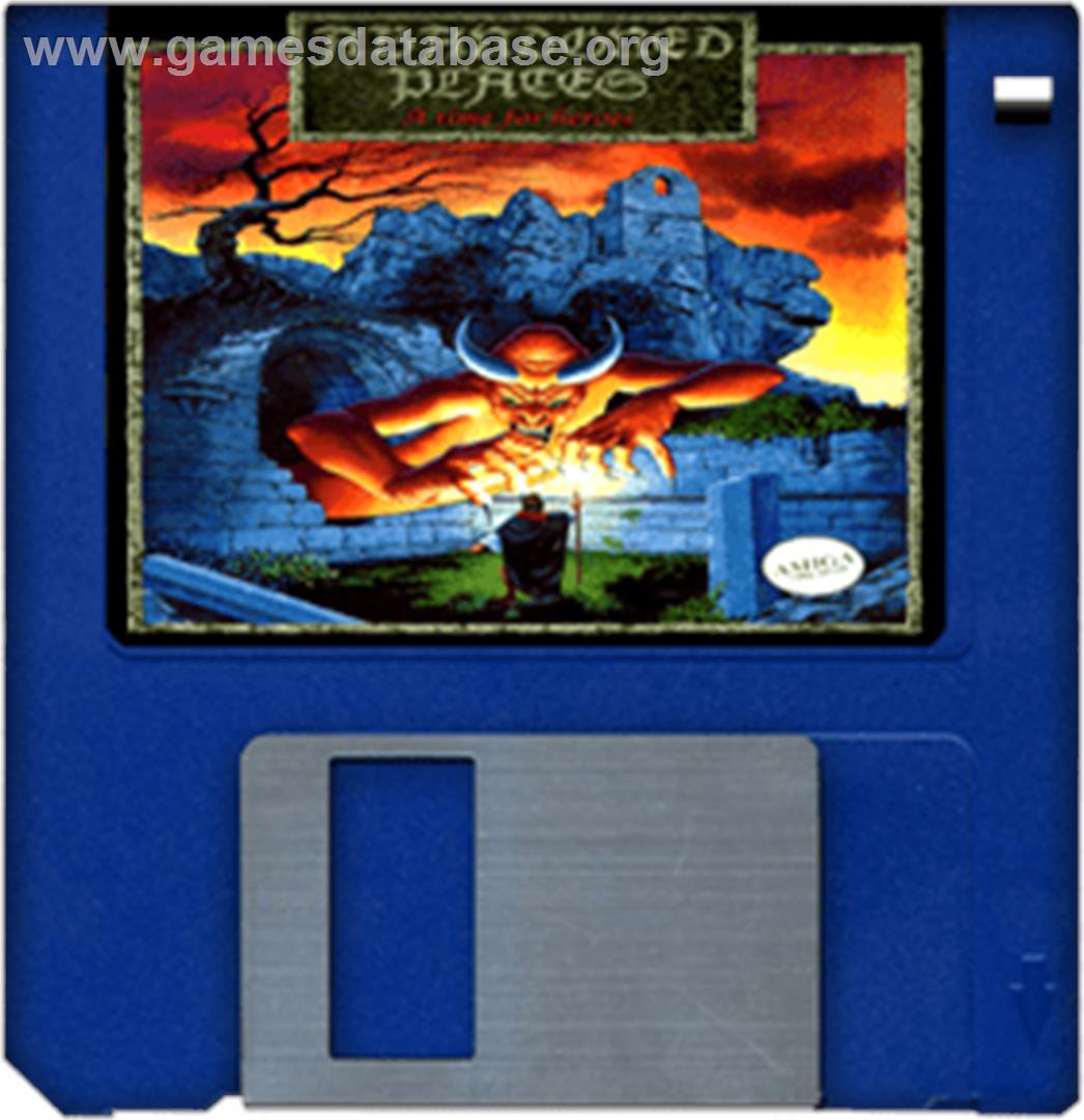 Abandoned Places: A Time for Heroes - Commodore Amiga - Artwork - Disc