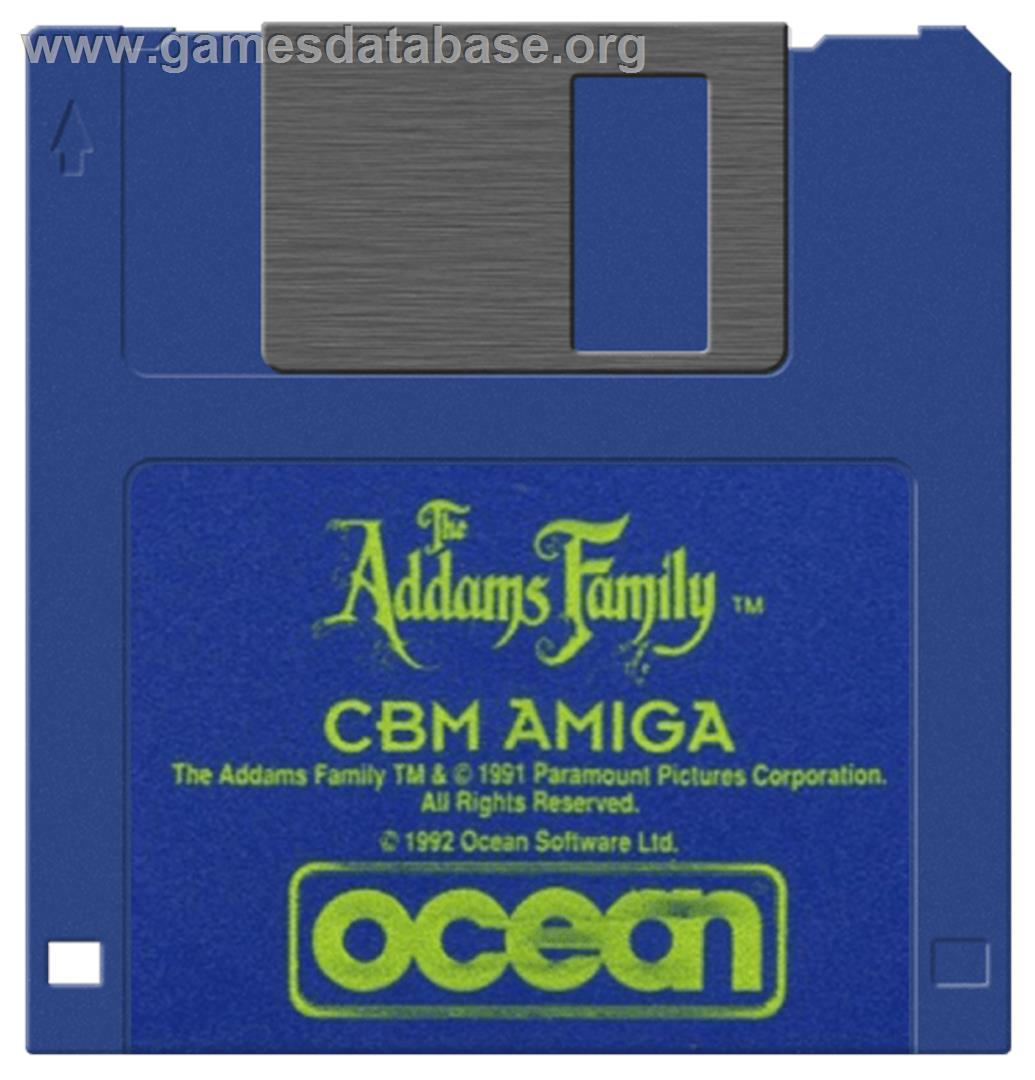 Addams Family, The - Commodore Amiga - Artwork - Disc