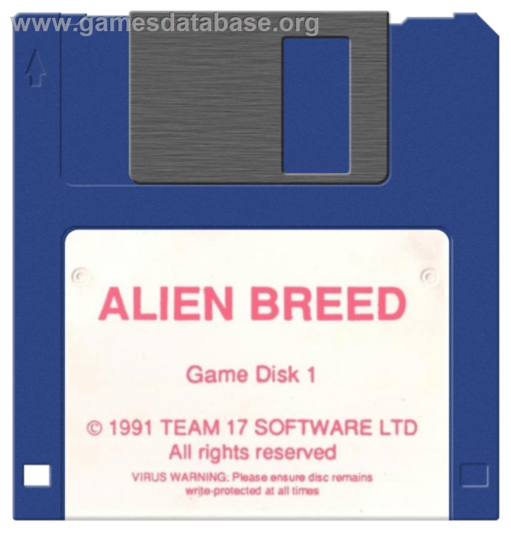 Alien Breed - Commodore Amiga - Artwork - Disc