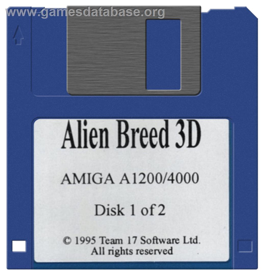 Alien Breed 3D - Commodore Amiga - Artwork - Disc