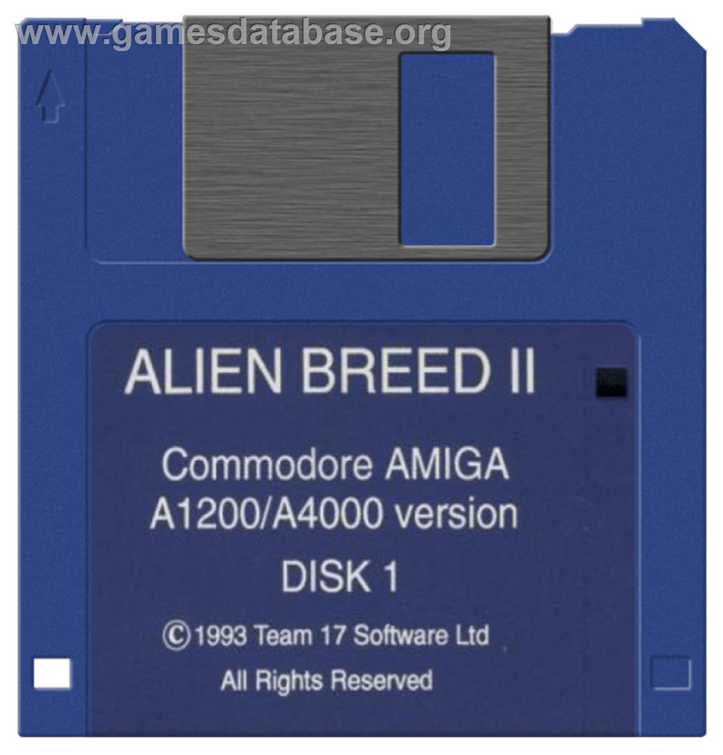 Alien Breed II: The Horror Continues - Commodore Amiga - Artwork - Disc