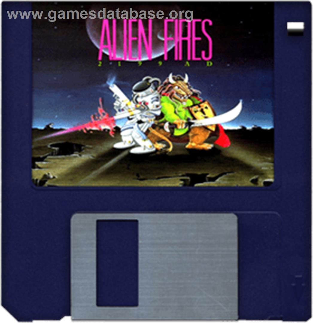 Alien Fires: 2199 AD - Commodore Amiga - Artwork - Disc