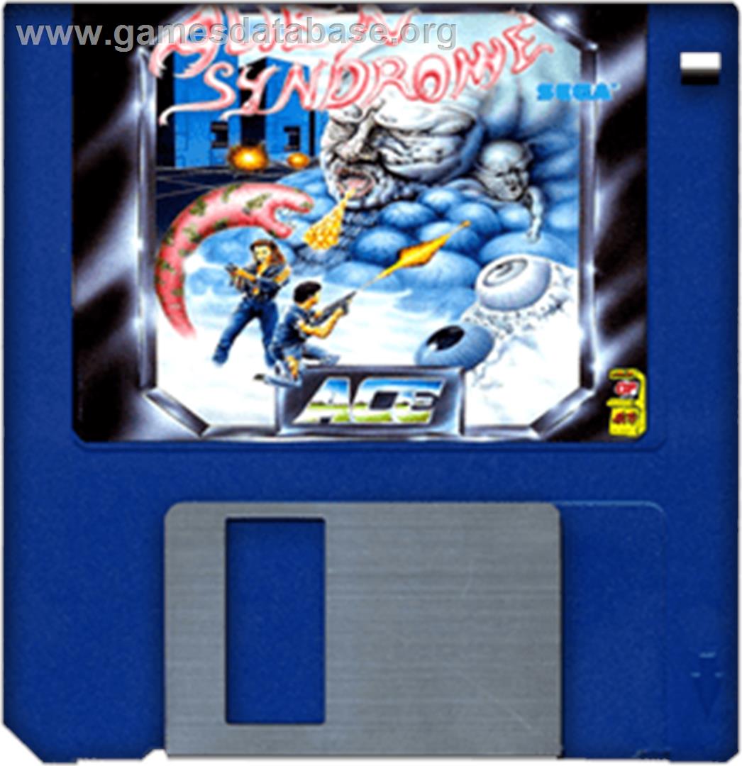 Alien Syndrome - Commodore Amiga - Artwork - Disc