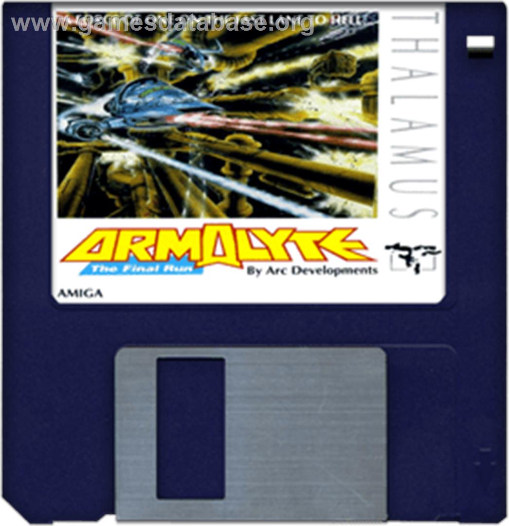 Armalyte - Commodore Amiga - Artwork - Disc