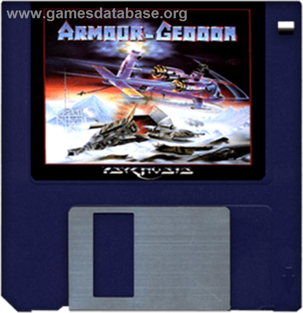 Armour-Geddon - Commodore Amiga - Artwork - Disc