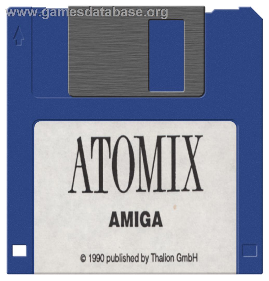 Atomix - Commodore Amiga - Artwork - Disc