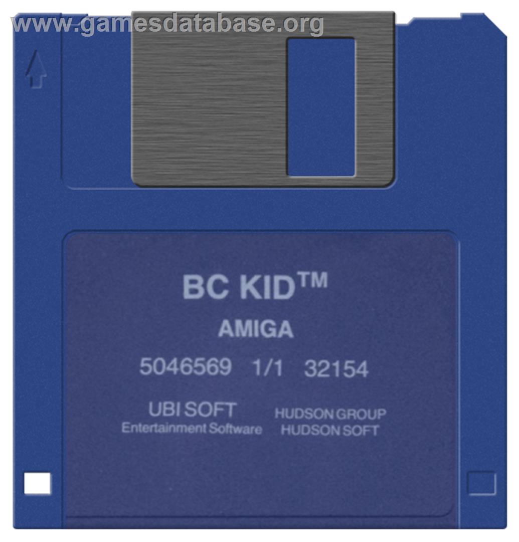 B.C. Kid / Bonk's Adventure / Kyukyoku!! PC Genjin - Commodore Amiga - Artwork - Disc