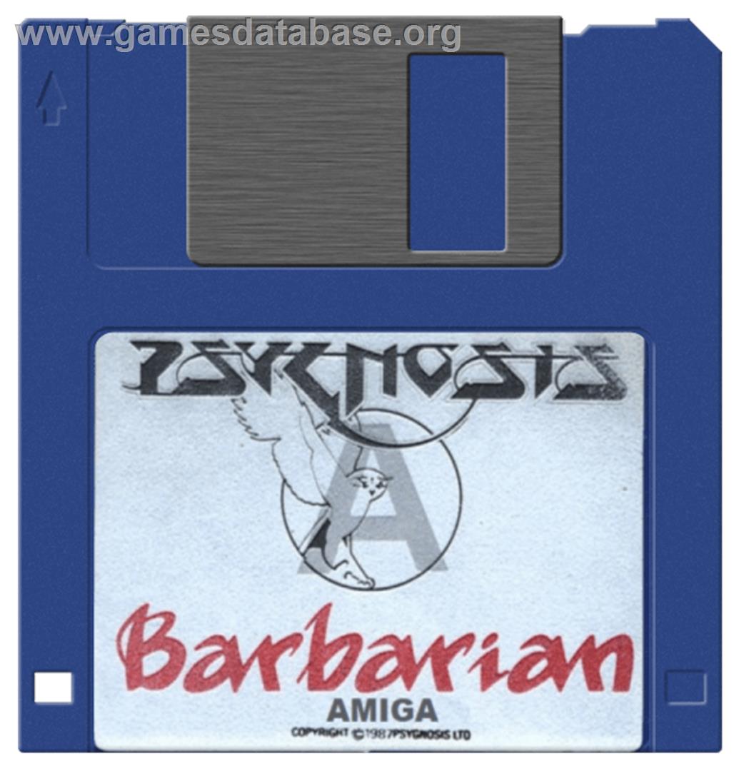 Barbarian - Commodore Amiga - Artwork - Disc