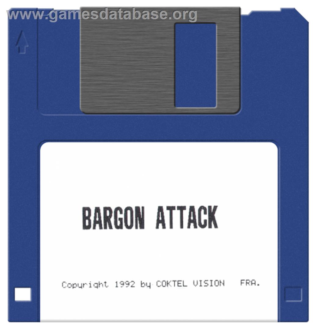 Bargon Attack - Commodore Amiga - Artwork - Disc