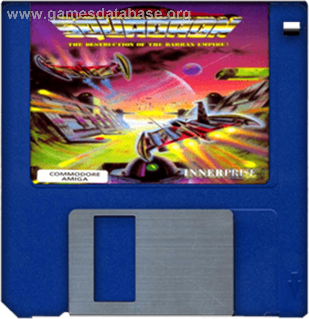 Battle Squadron - Commodore Amiga - Artwork - Disc