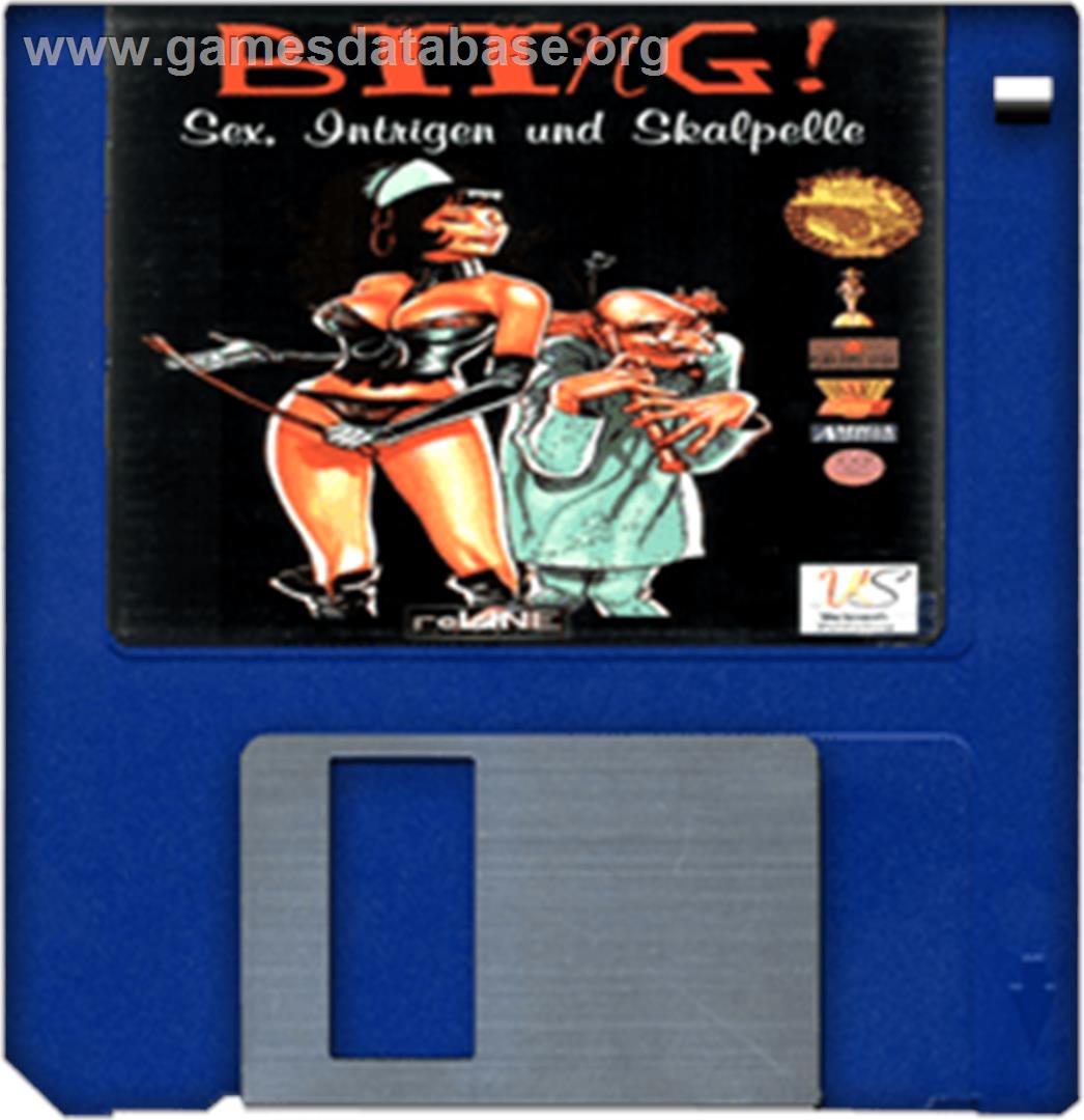 Biing!: Sex, Intrigue and Scalpels - Commodore Amiga - Artwork - Disc