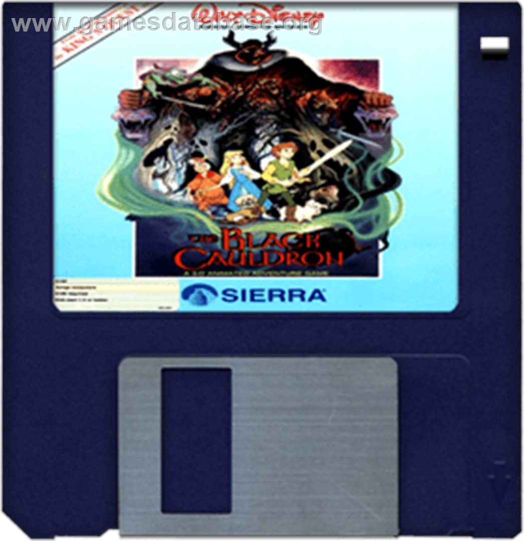 Black Cauldron - Commodore Amiga - Artwork - Disc