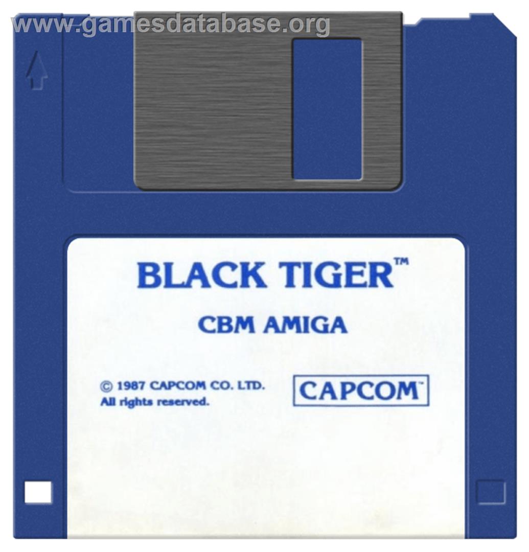 Black Tiger - Commodore Amiga - Artwork - Disc