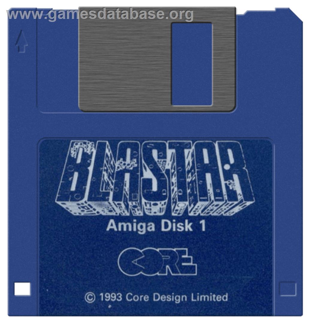 Blastar - Commodore Amiga - Artwork - Disc