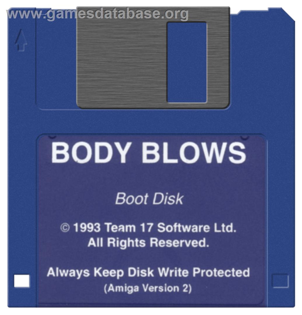 Body Blows - Commodore Amiga - Artwork - Disc