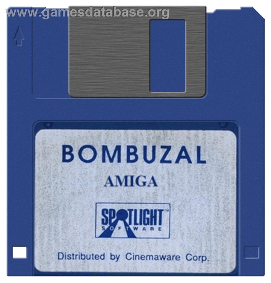 Bombuzal - Commodore Amiga - Artwork - Disc