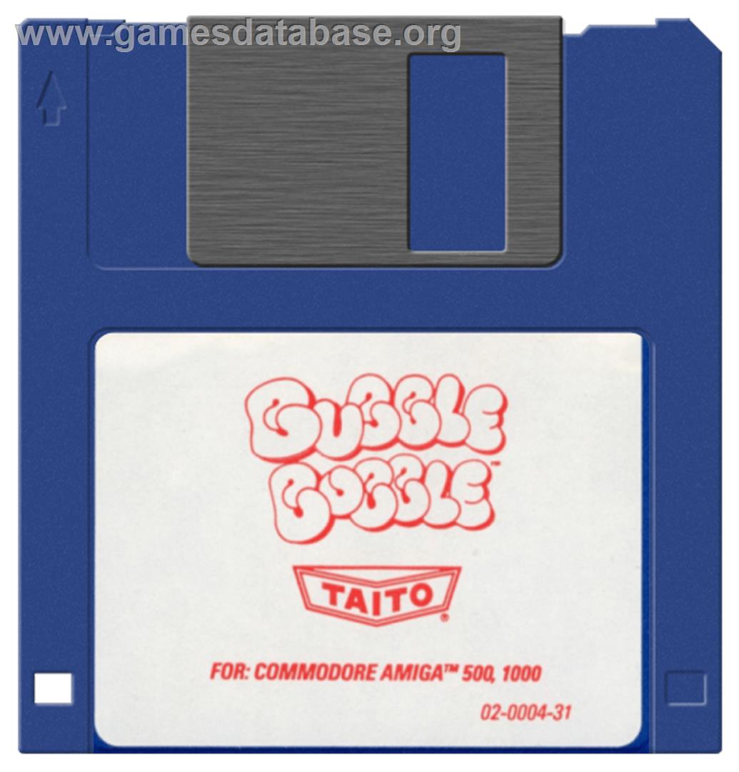 Bubble Bobble - Commodore Amiga - Artwork - Disc