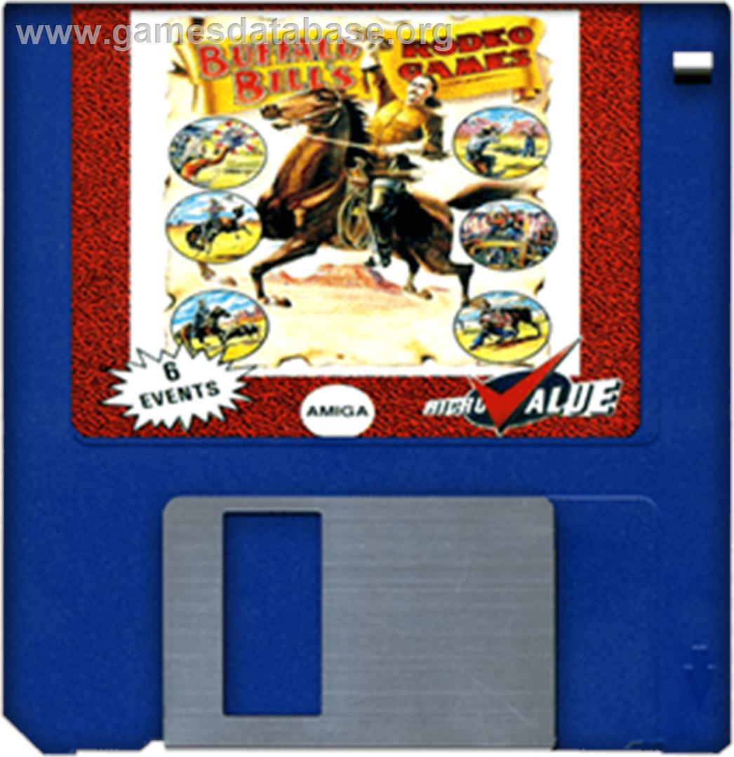 Buffalo Bill's Wild West Show - Commodore Amiga - Artwork - Disc