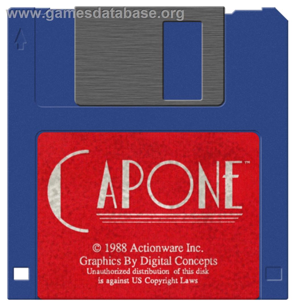 Capone - Commodore Amiga - Artwork - Disc