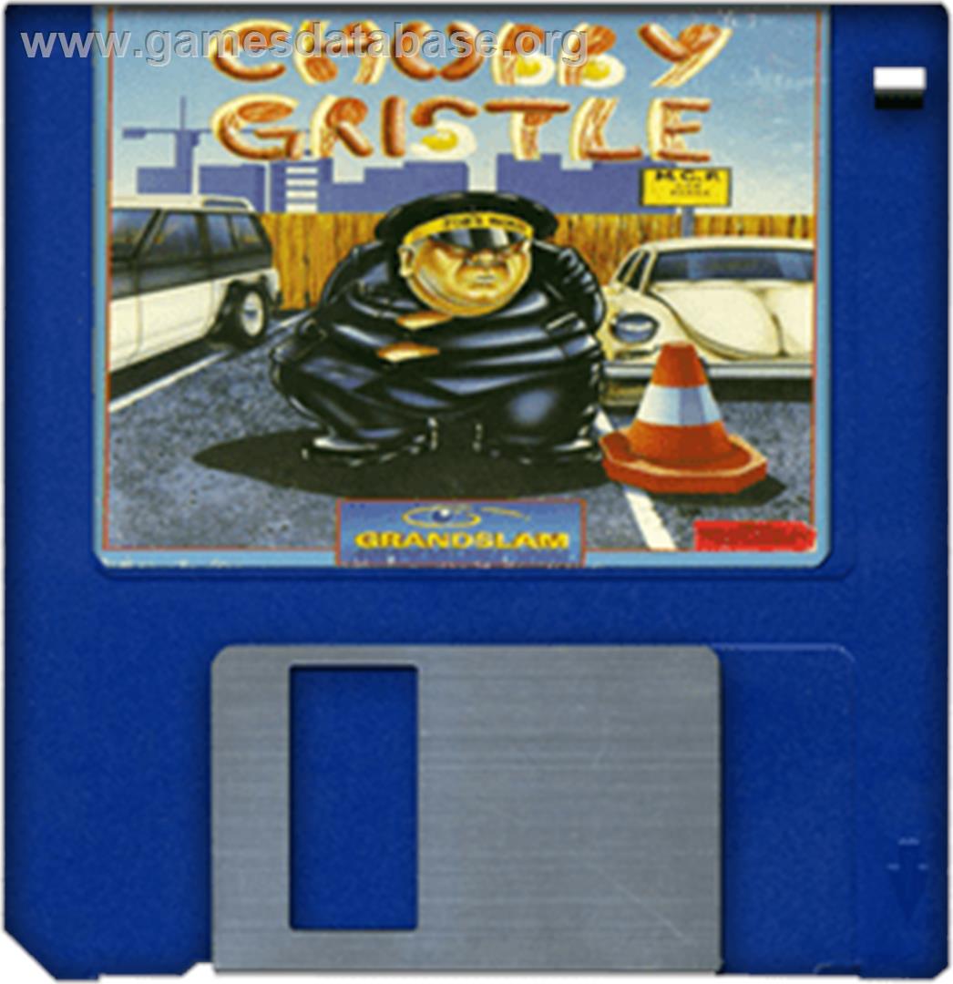 Chubby Gristle - Commodore Amiga - Artwork - Disc