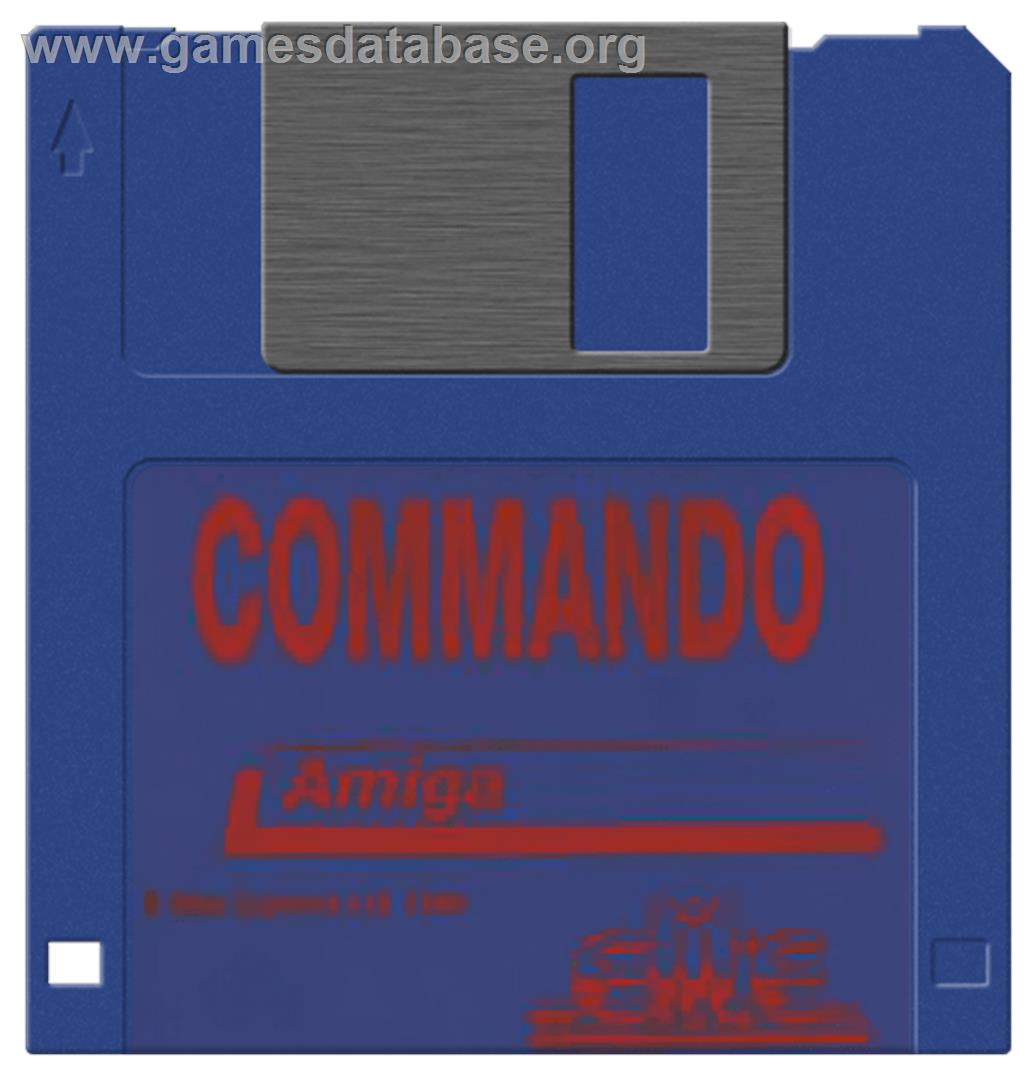 Commando - Commodore Amiga - Artwork - Disc