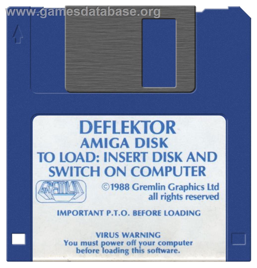 Deflektor - Commodore Amiga - Artwork - Disc