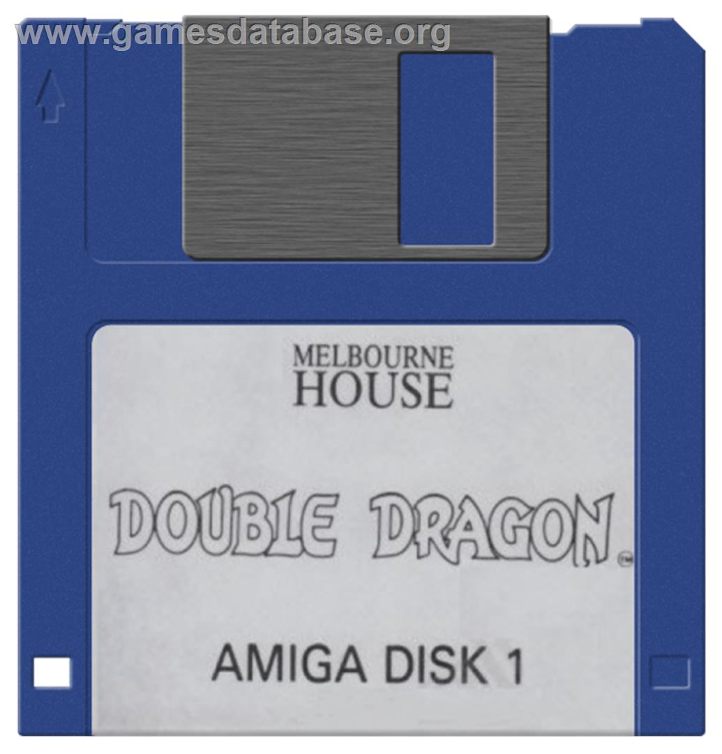 Double Dragon - Commodore Amiga - Artwork - Disc