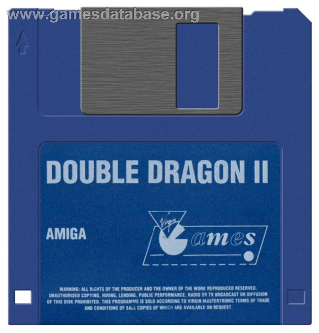 Double Dragon II - The Revenge - Commodore Amiga - Artwork - Disc