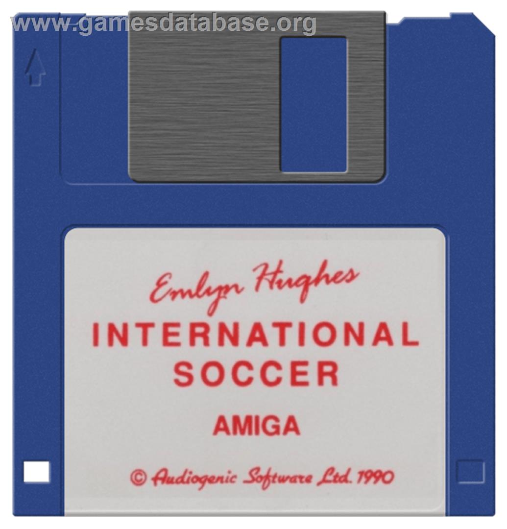 Emlyn Hughes International Soccer - Commodore Amiga - Artwork - Disc