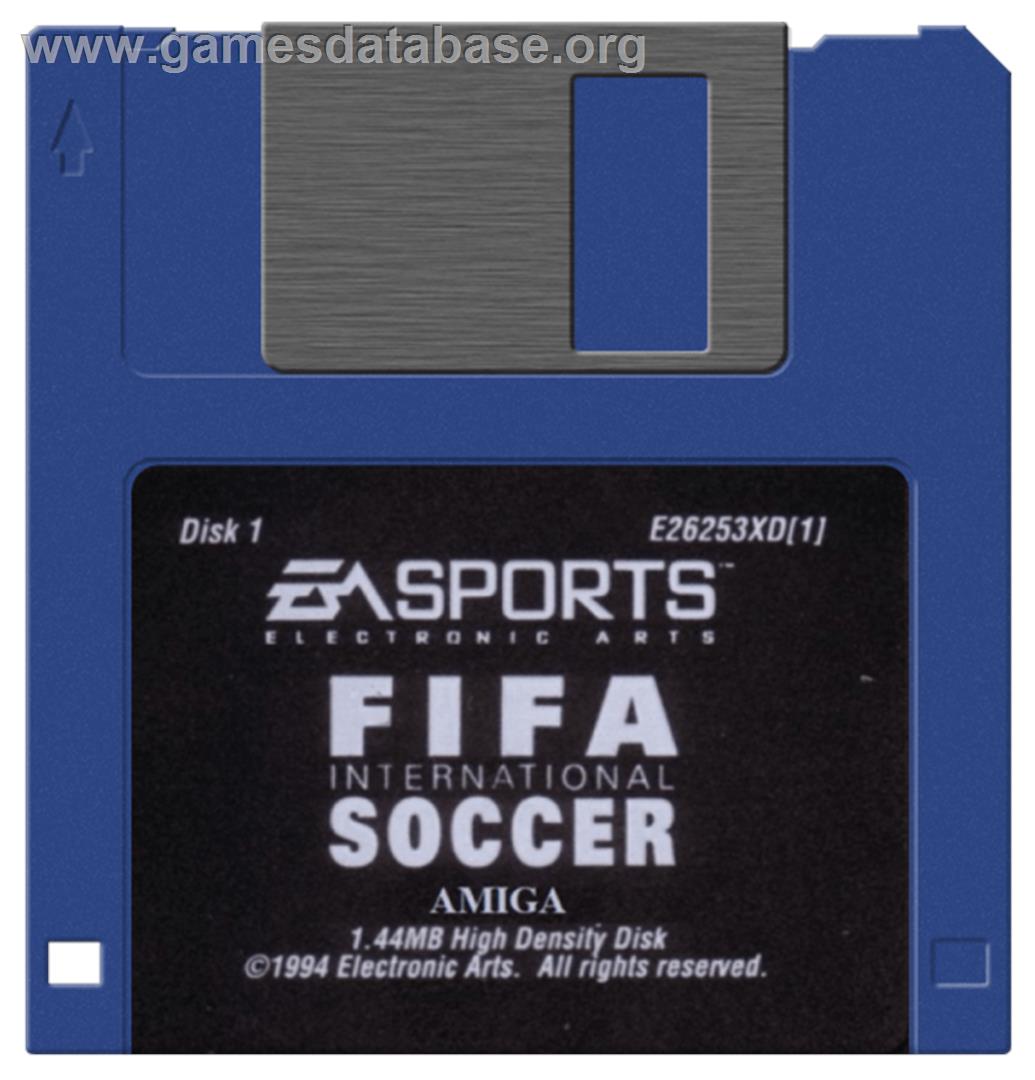 FIFA International Soccer - Commodore Amiga - Artwork - Disc
