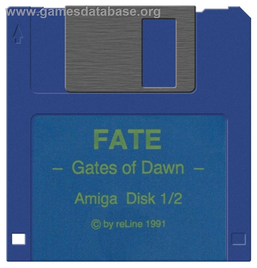 Fate: Gates of Dawn - Commodore Amiga - Artwork - Disc