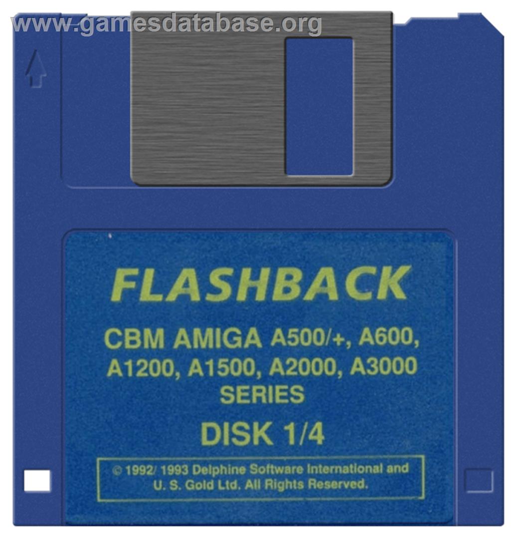 Flashback - Commodore Amiga - Artwork - Disc