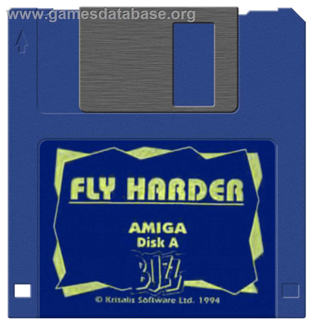 Fly Harder - Commodore Amiga - Artwork - Disc