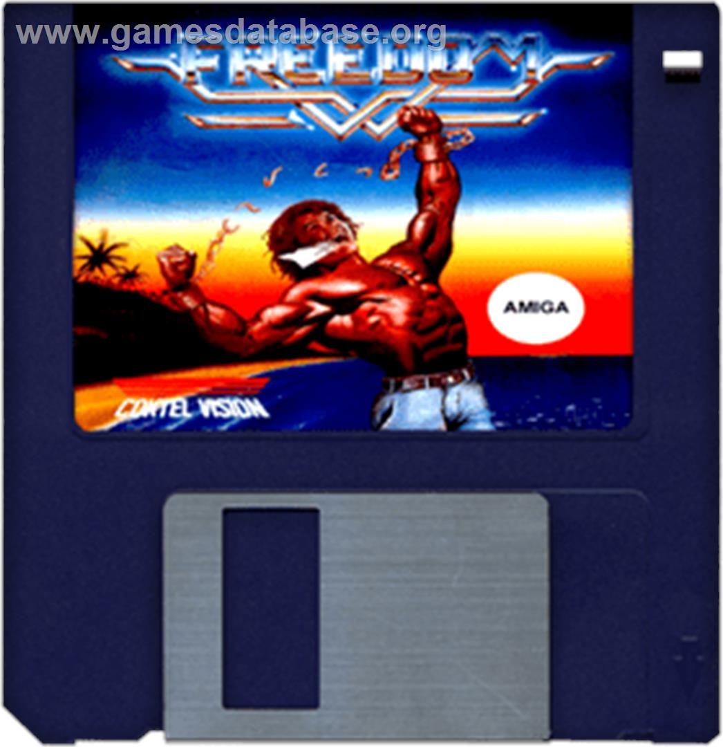 Freedom: Rebels in the Darkness - Commodore Amiga - Artwork - Disc