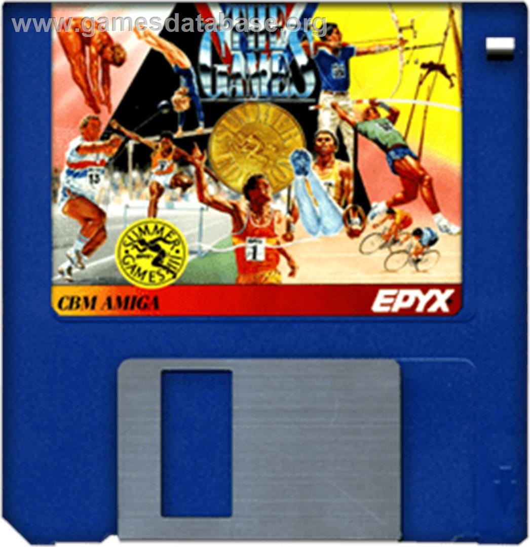 Games: Summer Edition - Commodore Amiga - Artwork - Disc
