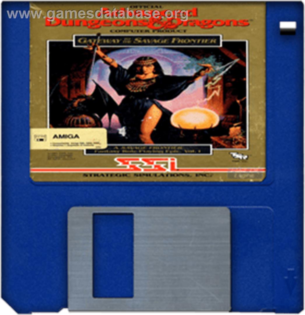 Gateway to the Savage Frontier - Commodore Amiga - Artwork - Disc