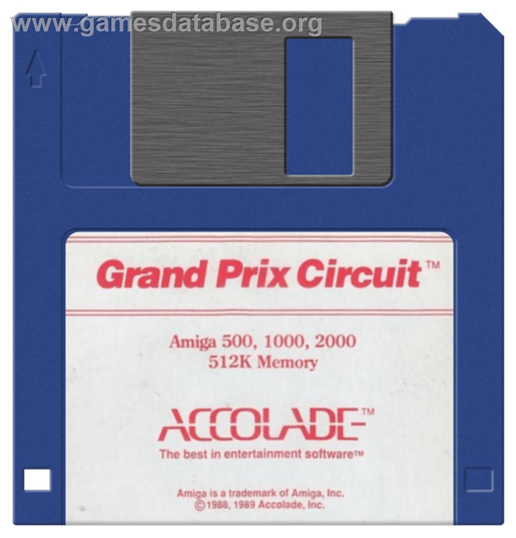 Grand Prix Circuit - Commodore Amiga - Artwork - Disc