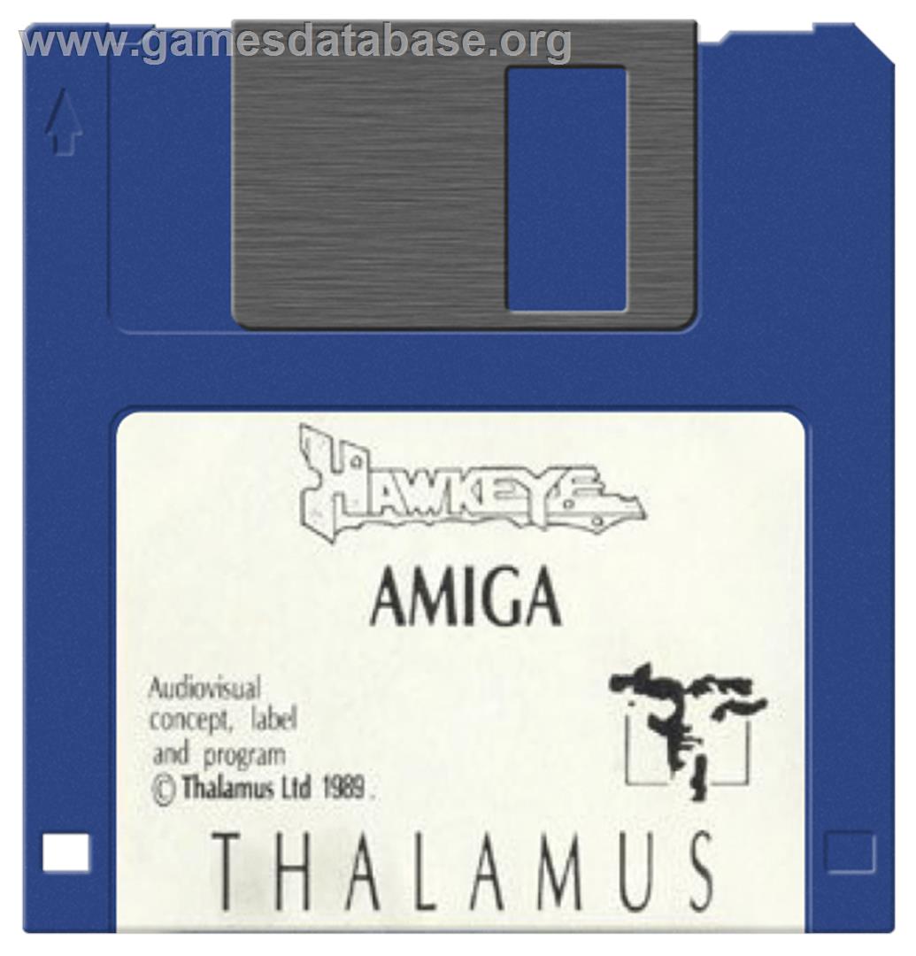 Hawkeye - Commodore Amiga - Artwork - Disc