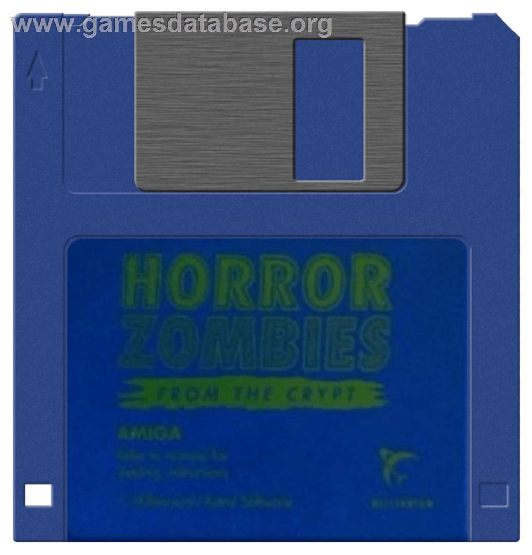 Horror Zombies from the Crypt - Commodore Amiga - Artwork - Disc