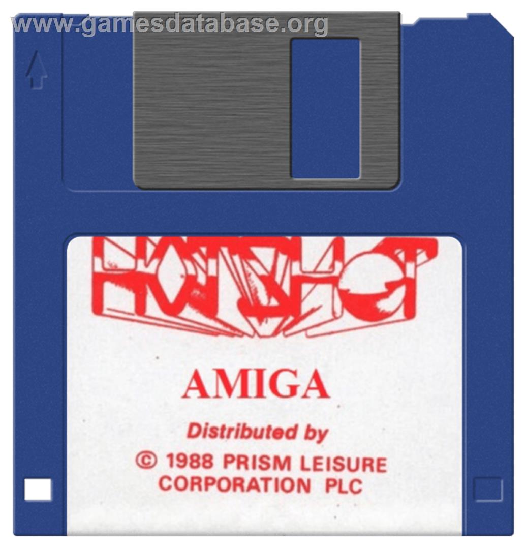 Hot Shot - Commodore Amiga - Artwork - Disc