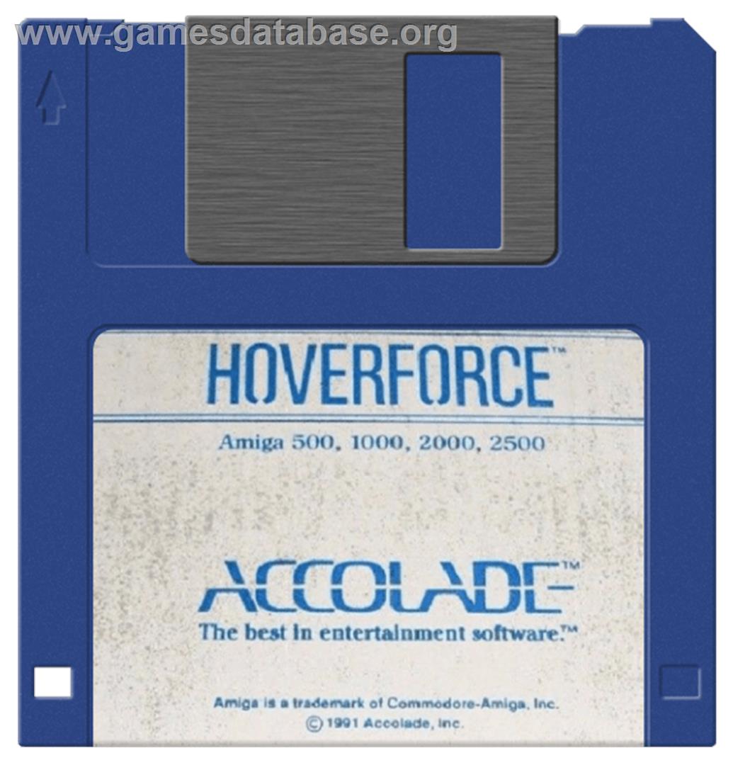 Hover Force - Commodore Amiga - Artwork - Disc