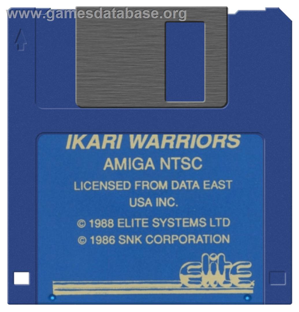 Ikari Warriors - Commodore Amiga - Artwork - Disc