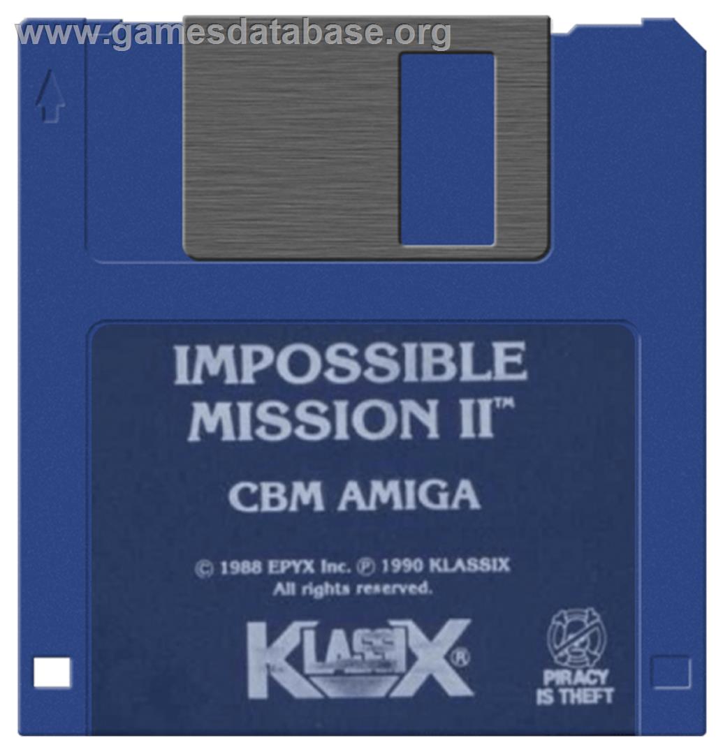 Impossible Mission 2 - Commodore Amiga - Artwork - Disc