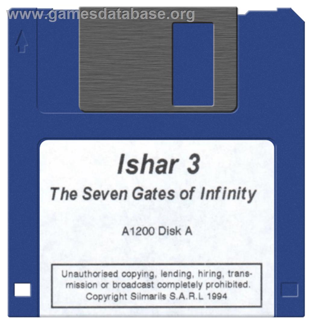 Ishar 3: The Seven Gates of Infinity - Commodore Amiga - Artwork - Disc